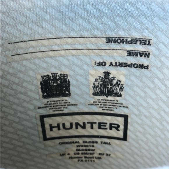 Hunter Original Tall Rainboots (Gloss) - Picture 5 of 7